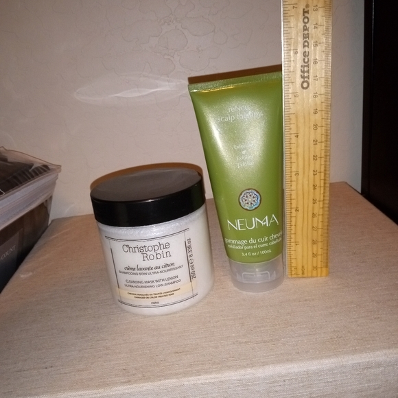 Christophe Robin Cleansing Mask Lemon & Neuma reNeu Scalp Therapy Exfoliator duo - Picture 5 of 5